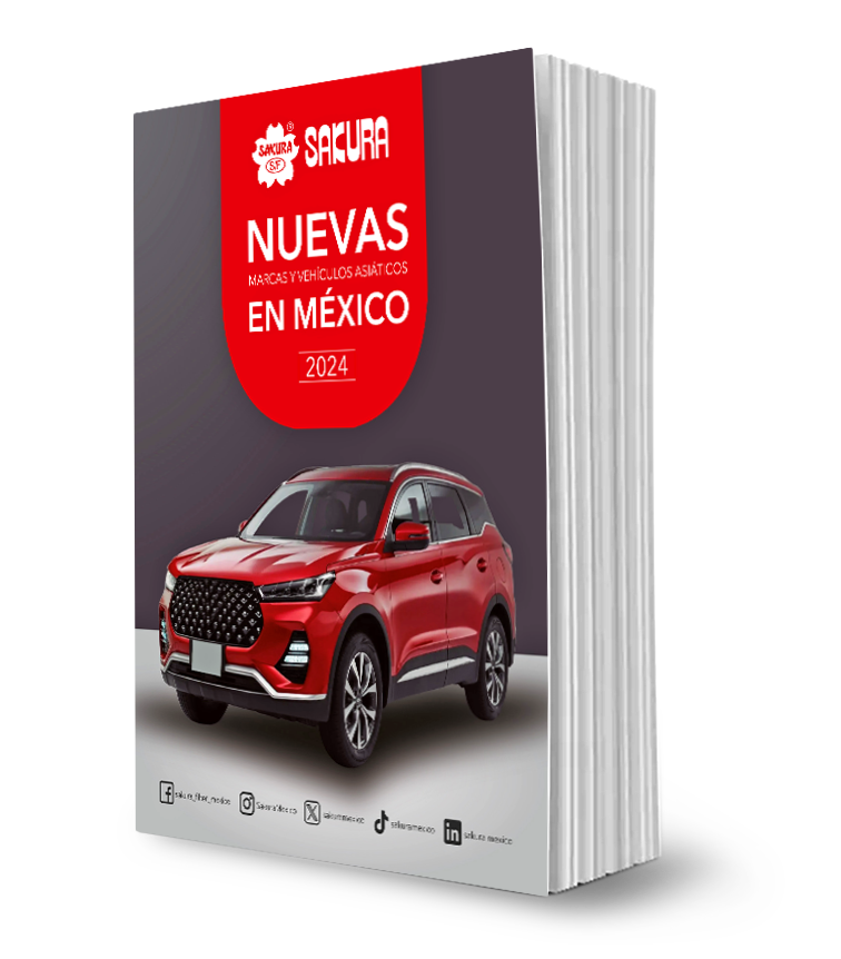 Consulta el Catálogo 2025 de Filtros Sakura para nuevas marcas de vehículos asiáticos en México. Encuentra aplicaciones, compatibilidades OEM y soluciones de filtración para autos recientes con calidad profesional.