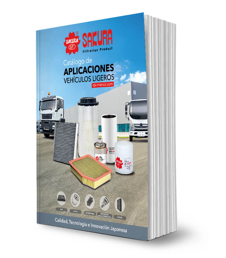Consulta el Catálogo de Filtros Sakura 2025 para vehículos ligeros y encuentra aplicaciones, compatibilidades OEM y reemplazos para autos y camionetas.