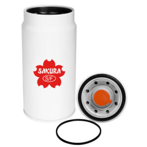 Filtro separador de combustible Sakura SFC-5611-10 para Case 84423586 y Komatsu 6003193440