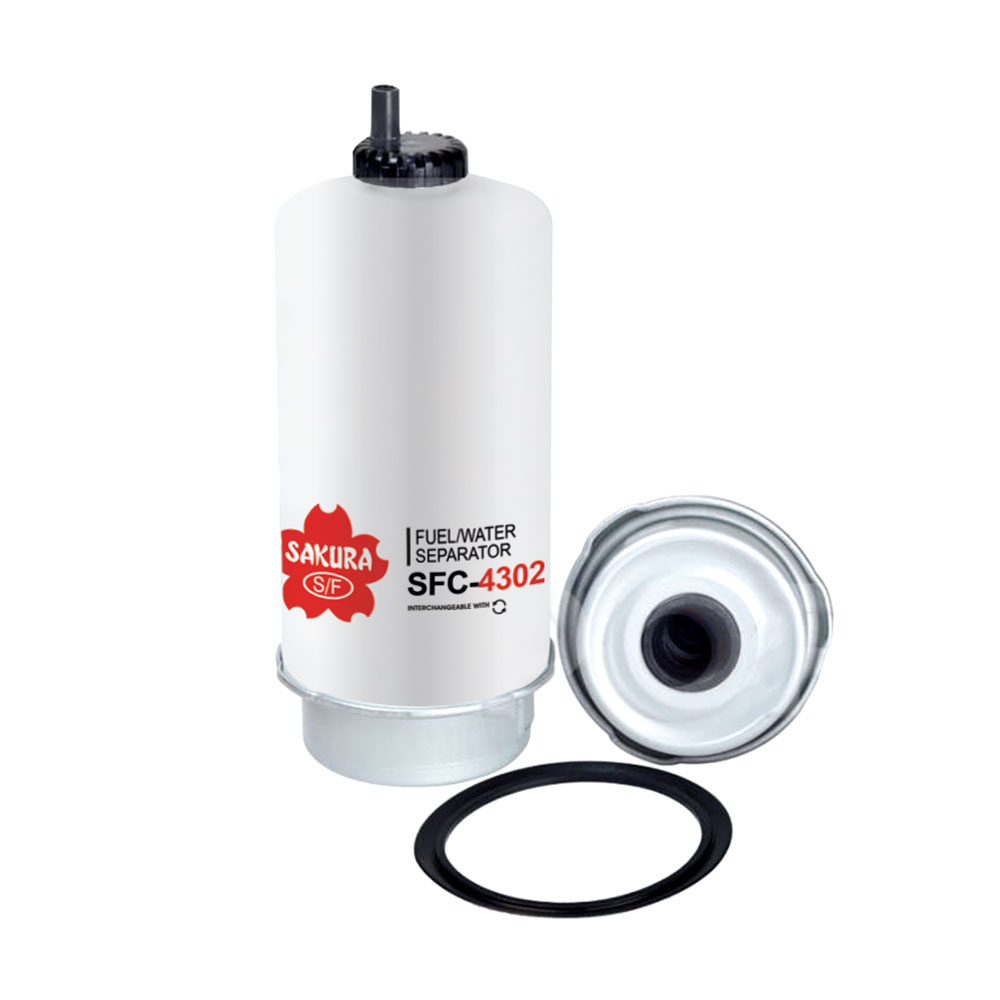 SFC-4302 FILTRO SEPARADOR AGUA COMBUSTIBLE | P551425 FS19992 BF7677-D WF10095 | SAKURA FILTER