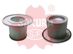 FILTRO DE AIRE JOHN DEERE AL78224 A-7629 | P783501 AF25301 PA3797 46528 | SAKURA FILTER