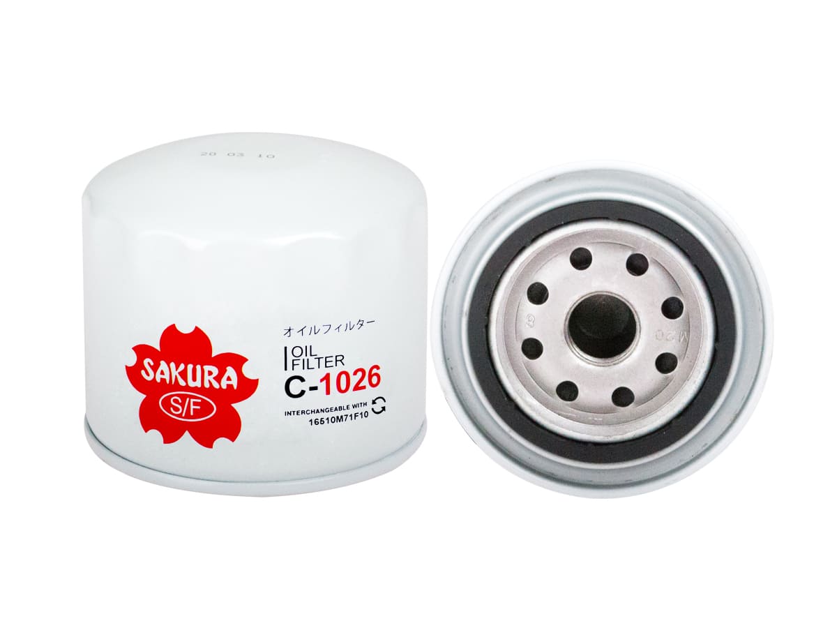 FILTRO DE ACEITE MITSUBISHI MD031805 C-1026 | PH3950 PH3985 GP-40 OF-3950 NO OF-3593H ML1025 No W 811/80 | SAKURA FILTER