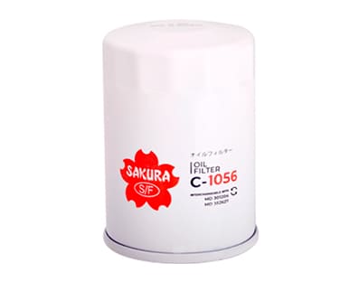 FILTRO DE ACEITE MITSUBISHI 1230A182 C-1056 | PH7317 FF7317 GP-145 OF-6607 W 610/3 | SAKURA FILTER
