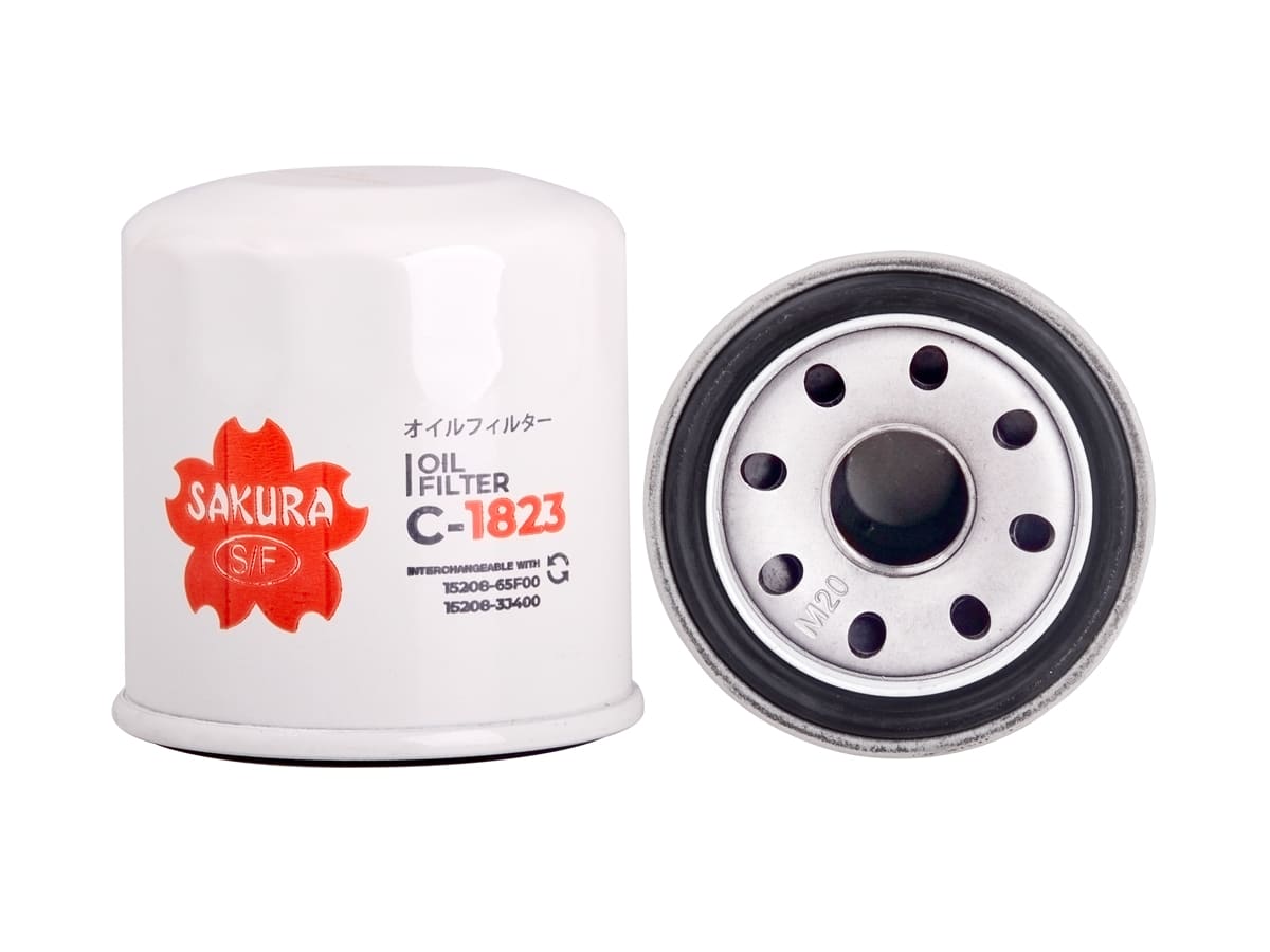 FILTRO DE ACEITE NISSAN 15208-3J400 C-1823 | PH6607 GP-91 OF-6607 ML1014 No | SAKURA FILTER