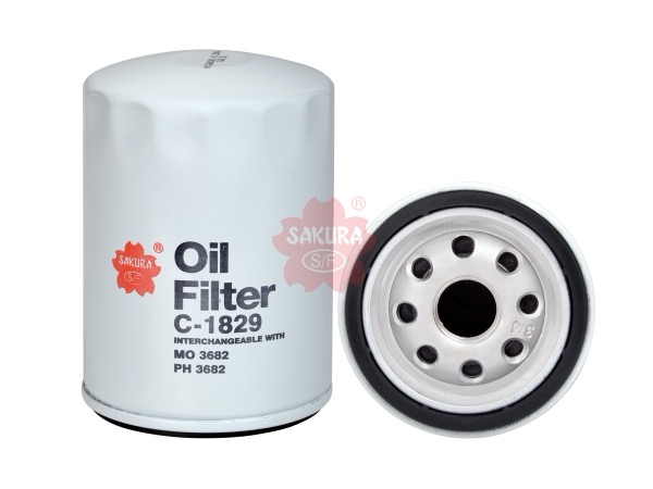 FILTRO DE ACEITE NISSAN 15208-55Y00 C-1829 | PH3682 GP-3682 OF-3682 ML1012 | SAKURA FILTER