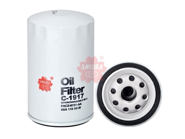 FILTRO DE ACEITE FORD F8CZ-6731-AA C-1917 | PH8316 FD8316 GP-128 GP-68 OF-8316 W 719/27 | SAKURA FILTER