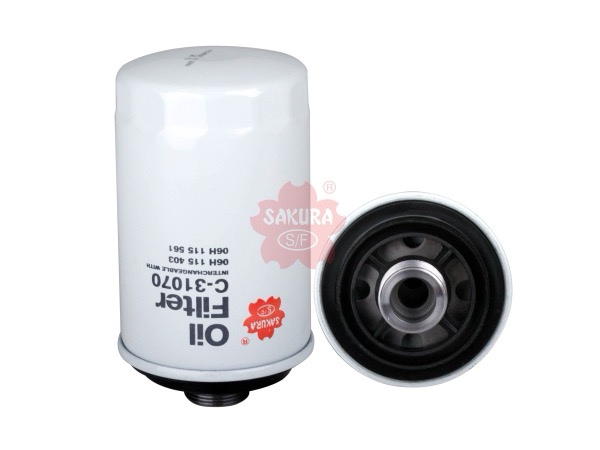 FILTRO DE ACEITE VW GROUP(AUDI/SEAT/SKODA/VW) 06J 115 403 J C-31070 | PH10600 GP-407 OF-5403 W719/35 | SAKURA FILTER