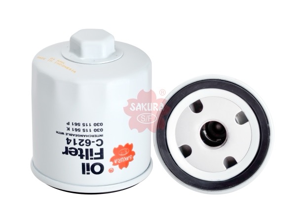 FILTRO DE ACEITE VW 030 115 561 AA C-6214 | GP-428 OF-5548D W712/53 | SAKURA FILTER