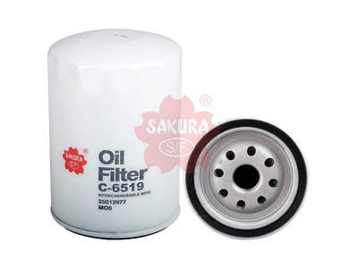 FILTRO DE ACEITE GENERAL MOTORS 25013977 C-6519 | PH5 GP-13 GP-205 OF-13 ML1011 No | SAKURA FILTER