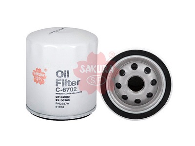 FILTRO DE ACEITE GENERAL MOTORS 25010246 C-6702 | PH3387A GP-46 OF-3387 ML1000 No | SAKURA FILTER
