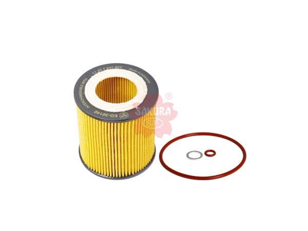 FILTRO DE ACEITE BMW 11 42 7 541 827 EO-30140 | CH10075 G-2306 OF-10075 HU816X | SAKURA FILTER