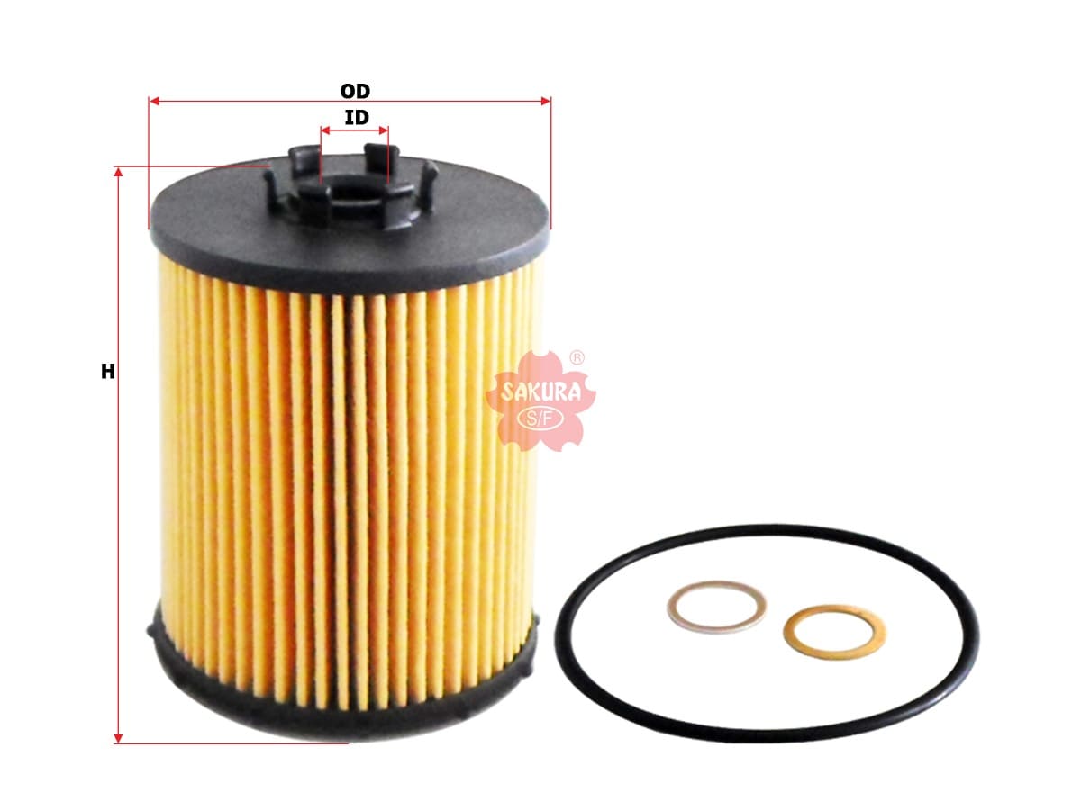 FILTRO DE ACEITE BMW 11 42 7 521 008 EO-30230 | CH10530 G-210 OF-10530 HU823X | SAKURA FILTER