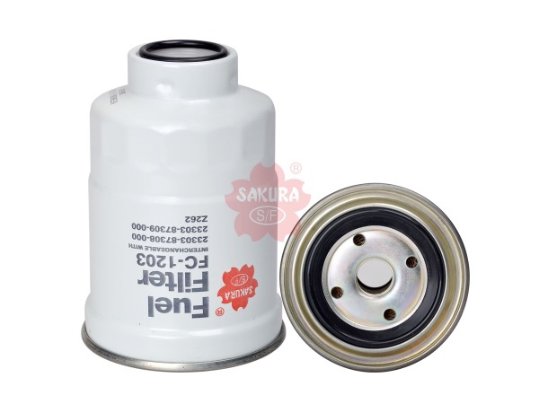 FILTRO DE COMBUSTIBLE DAIHATSU 23300-87311 , 23303-87309 , 23303-87311 , HINO : SX001-07986 FC-1203 | P502149 FF5160 BF7534 33128 | SAKURA FILTER