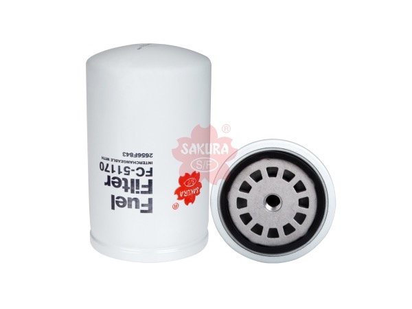 FILTRO DE COMBUSTIBLE PERKINS 2656F843 , CAT : 2998229 FC-51170 | P502504 FF261 BF7990 33076 | SAKURA FILTER
