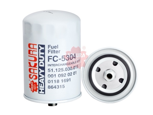 FILTRO DE COMBUSTIBLE MERCEDES BENZ 001 092 02 01 , 001 092 0301 , MAN : 51.125.030.015 , 51.125.030.027 , MANN : WK943/1 FC-5304 | FF5646 | SAKURA FILTER