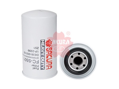 FILTRO DE COMBUSTIBLE CAT 1P-2299 , GM : 6439676 FC-5501 | P557440 FF185 BF970 33352 | SAKURA FILTER