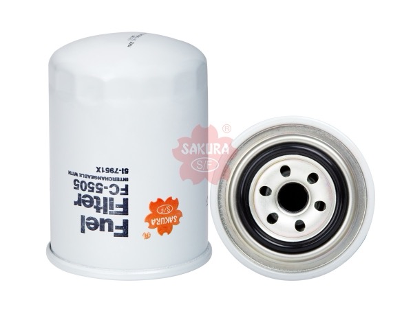 FILTRO DE COMBUSTIBLE CAT 5I-7951 , KUBOTA : 1J521-43170 , MITSUBISHI : KM005852 , ME 015254 FC-5505 | P550932 FF5089 BF720 33397 | SAKURA FILTER