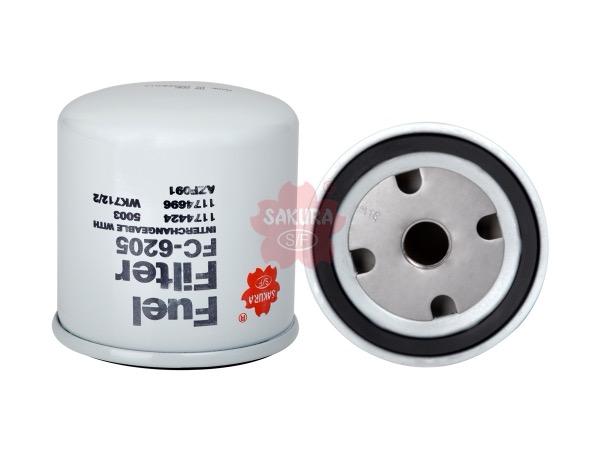 FILTRO DE COMBUSTIBLE DEUTZ 1174424 , 1174696 , HATZ : 502 515 00 , MANN : WK712/2 FC-6205 | P550345 FF5040 33373 | SAKURA FILTER
