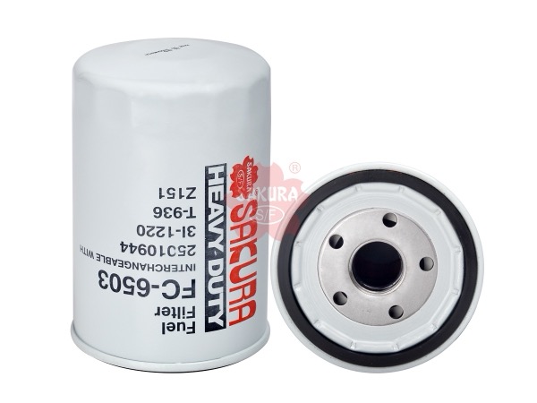 FILTRO DE COMBUSTIBLE GM 25010944 , CAT : 3I-1220 FC-6503 | P550936 FF235 BF592 33125 | SAKURA FILTER