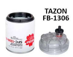 FILTRO SEPARADOR AGUA COMBUSTIBLE VW 2RP127491 , MERCEDES BENZ : 376 092 70 01 , FORD : BF8X9155AA SFC-1306-10 | P551851 FS19687 33231 | SAKURA FILTER