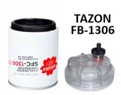 FILTRO SEPARADOR AGUA COMBUSTIBLE HINO 23401-1440 , 23401-1441 , FORD : F1HZ9365A , MERCEDES BENZ : A 376 092 7001 KZ SFC-1306-30 | P551853 FS1287 BF1223-O 33231 | SAKURA FILTER