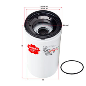 FILTRO TRANSMISION KOMATSU 714-07-28711 , 714-07-28712 | P502577 HF29076 BT9454 WL10065 | SAKURA FILTER
